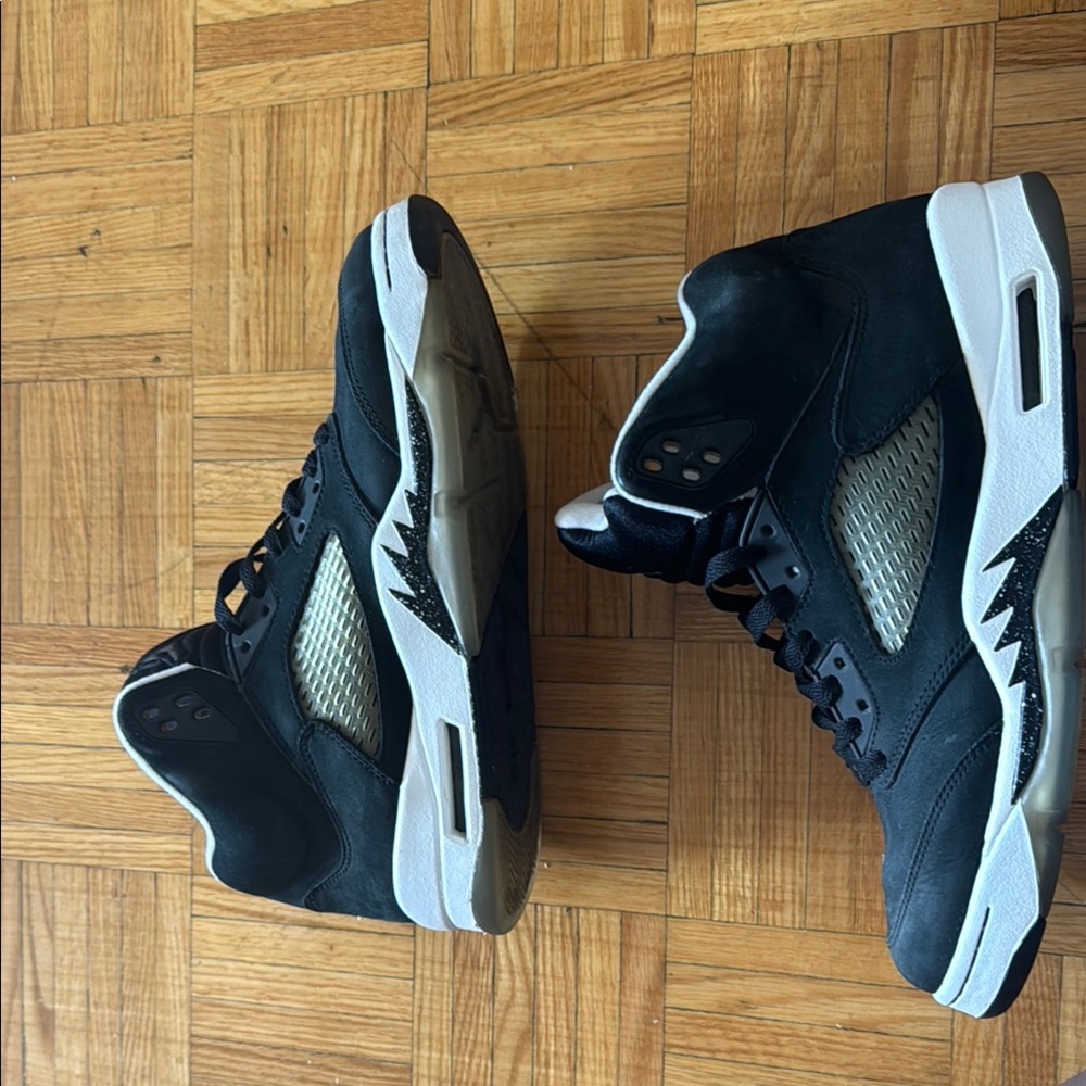 Jordan Black and White Retro Sneakers